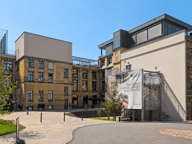 Innenhof die Fabrik Chemnitz – Standort der SEO-Agentur Chemnitz, Zwickauer Straße 145